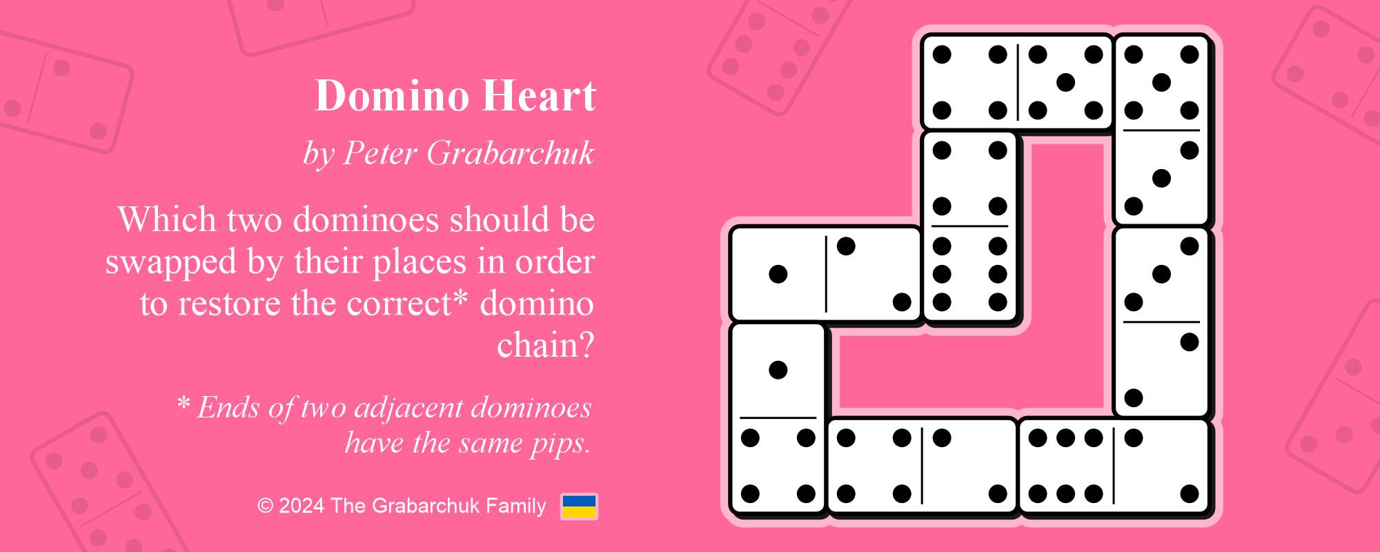 Domino Heart by Peter Grabarchuk