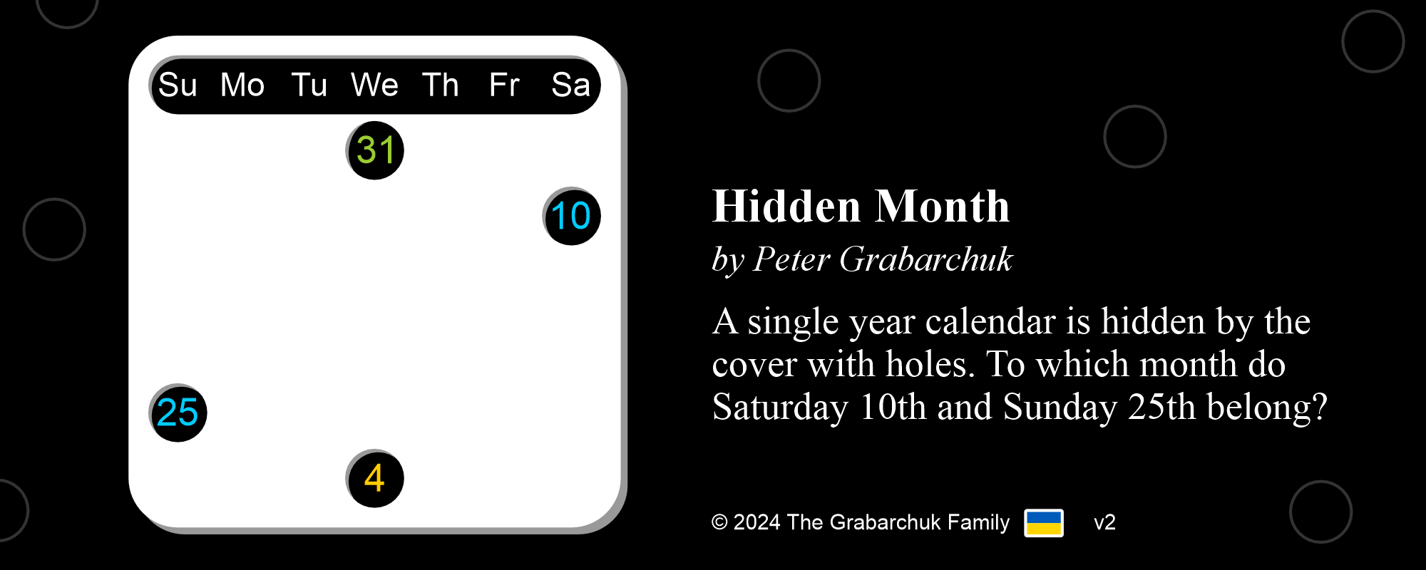 Hidden Month by Peter Grabarchuk