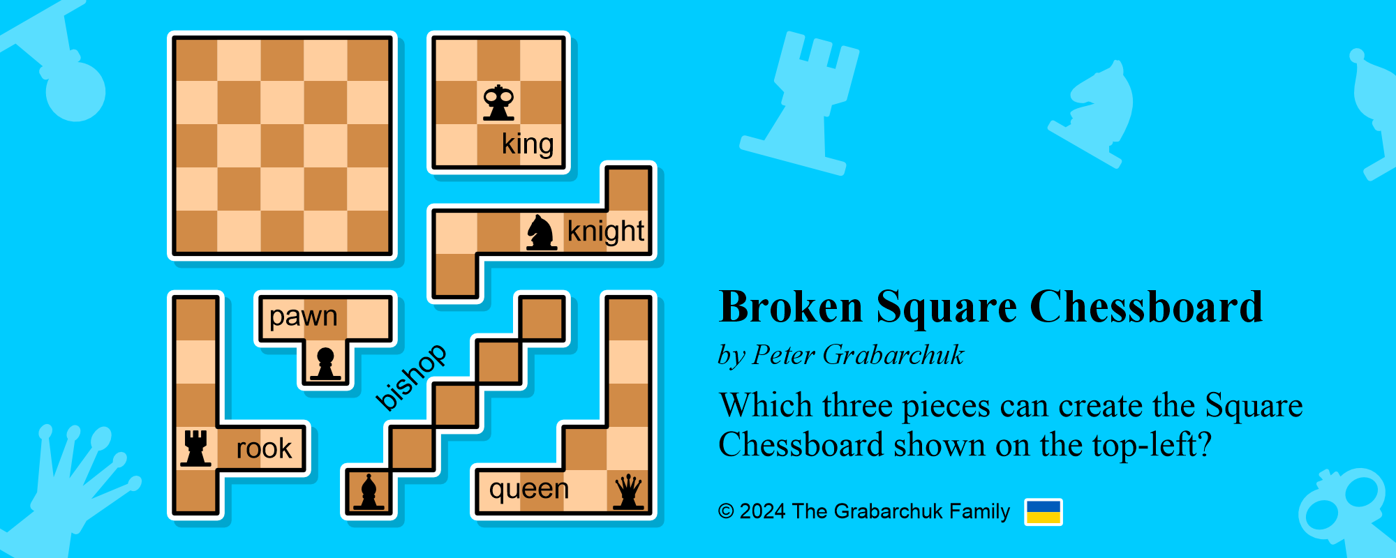 Broken Square Chessboard by Peter Grabarchuk