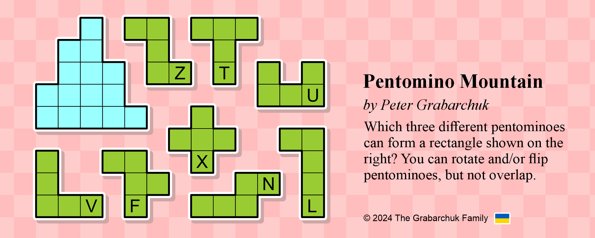 Pentomino Mountain by Peter Grabarchuk