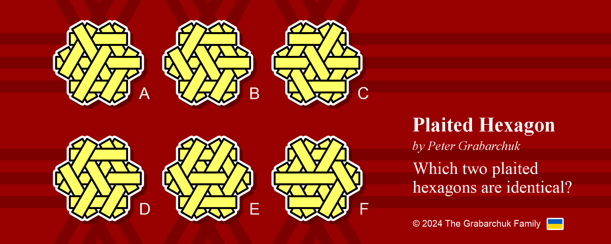 Plaited Hexagon by Peter Grabarchuk